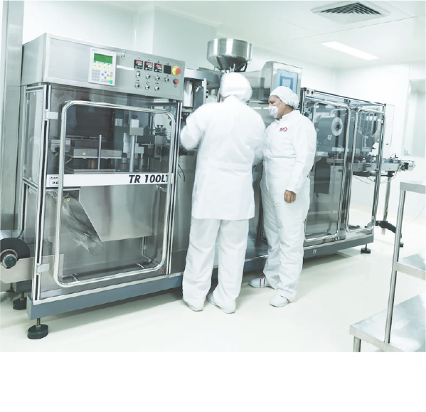 Proceso de producción farmacéutica