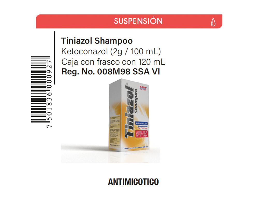 Champú de tiniazol